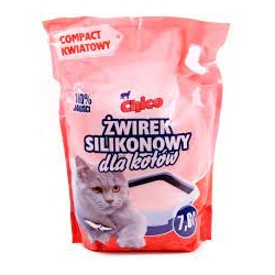 CHICO ŻWIREK SILIKONOWY DLA KOTA COMPACT KWIATOWY 7,6L